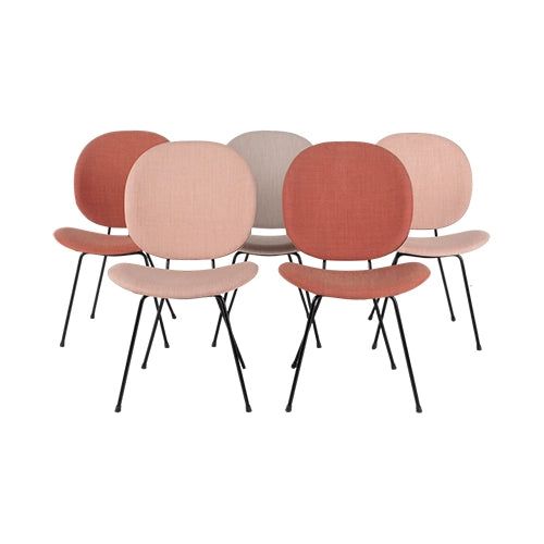 W.H. Gispen 201 Easy Chair - not stackable - set by Lensvelt