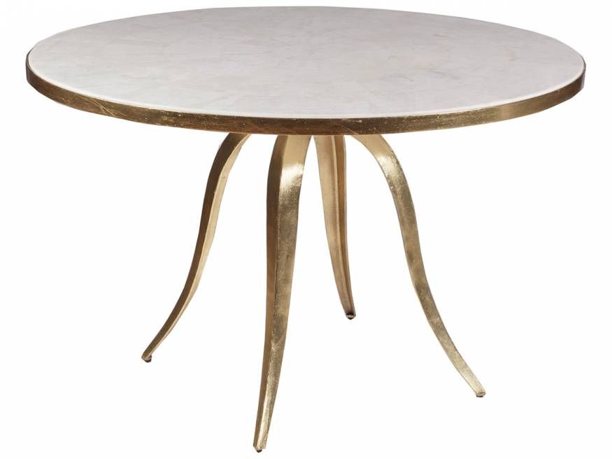 Crystal Stone Round Dining Table by Lexington