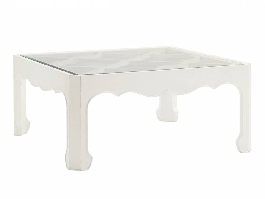 Cassava Cocktail Table With Glass Insert by Lexington