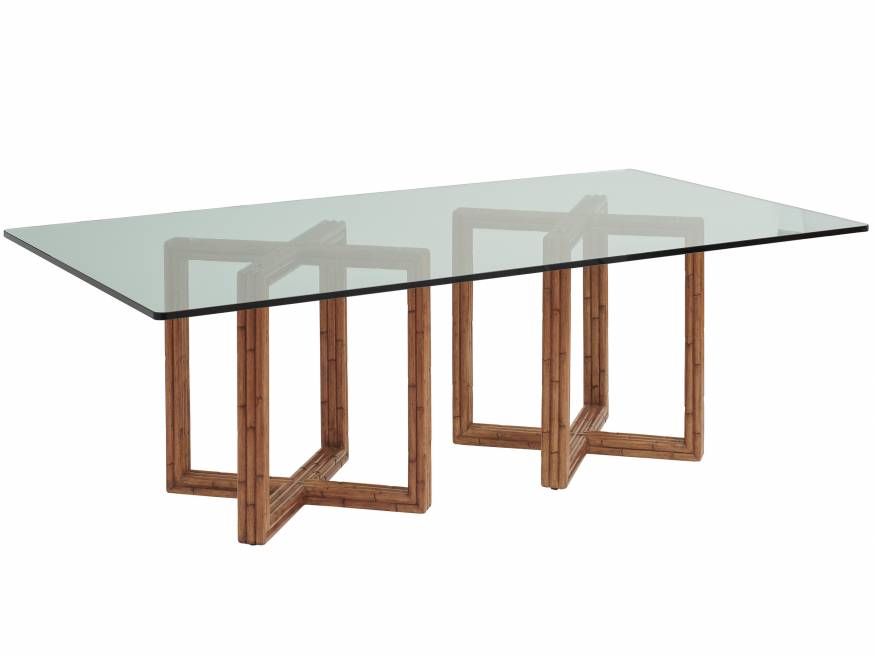 Sheridan Glass Top Dining Table by Lexington