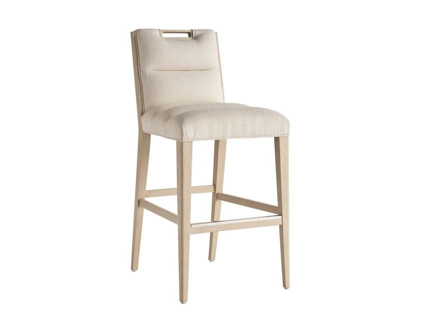 Greer Channeled Upholstered Bar Stool by Lexington