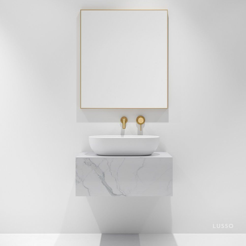 Salvator Carrara Porcelanosa Bathroom Vanity Unit 750mm by LUSSO
