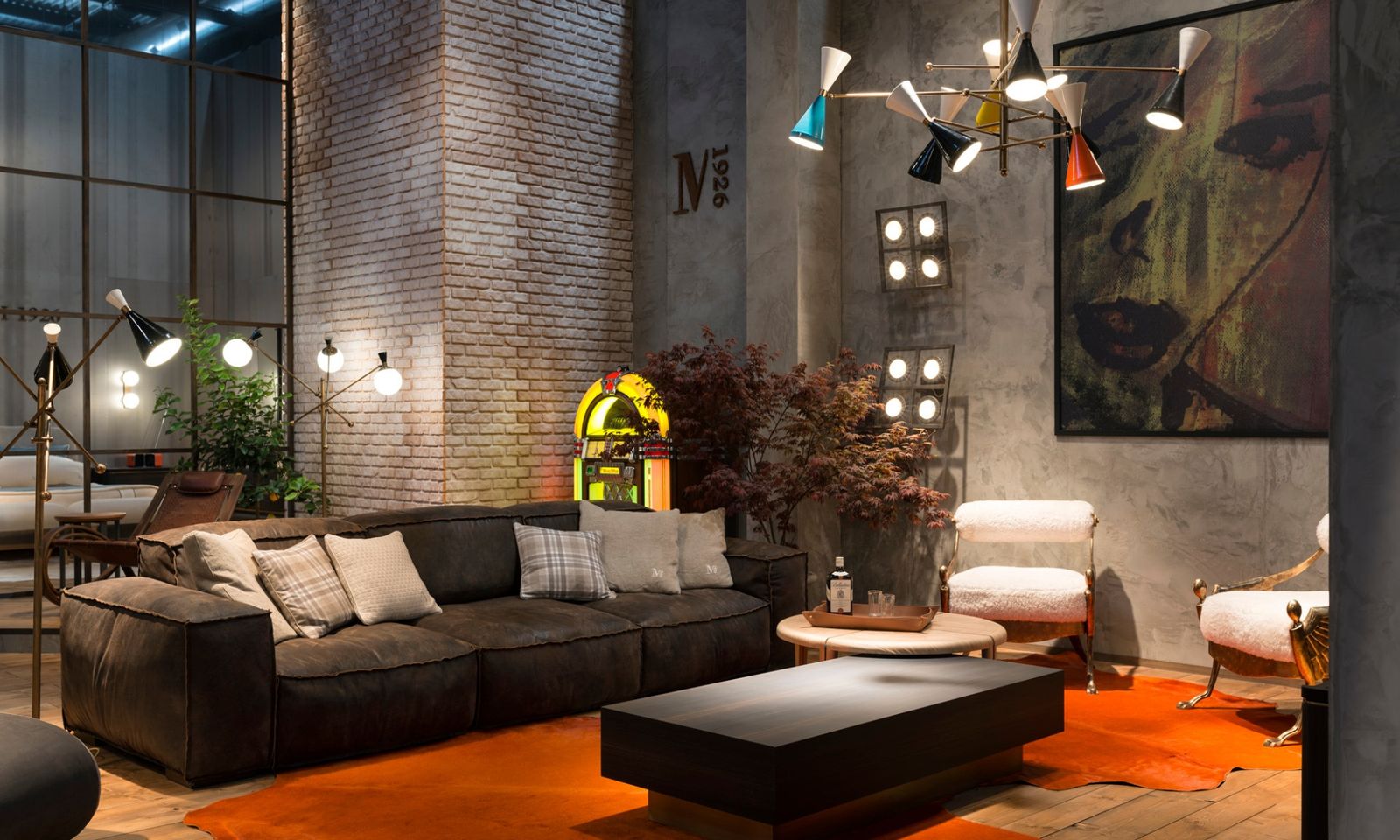 Over small sofa by Mantellassi 1926