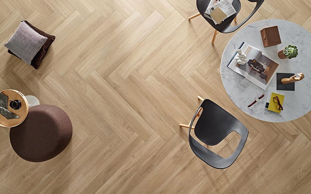 Grove: Cerâmica com aspeto de madeira by MARGRES