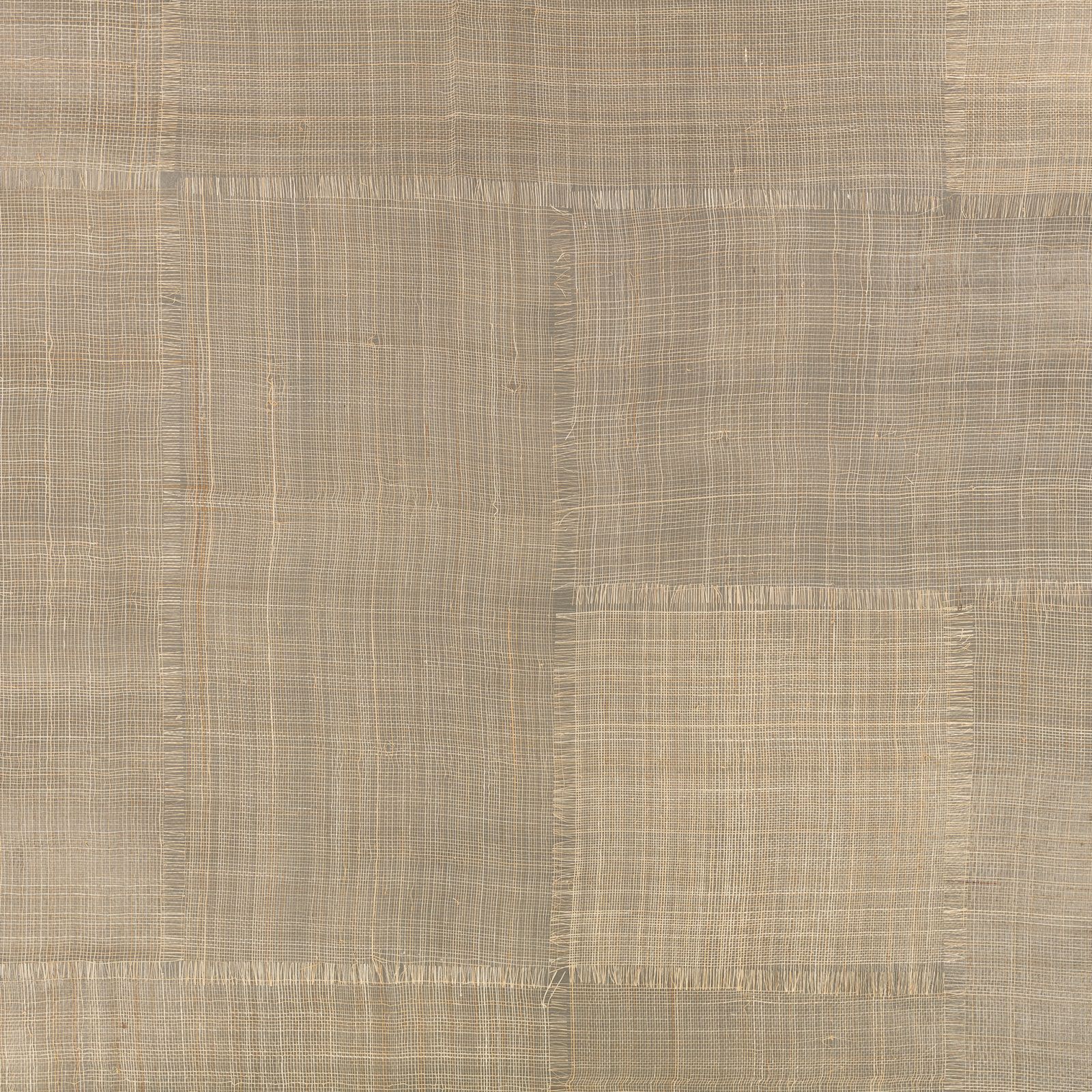 Abacá Patchwork Wallcovering Sepia by Mark Alexander
