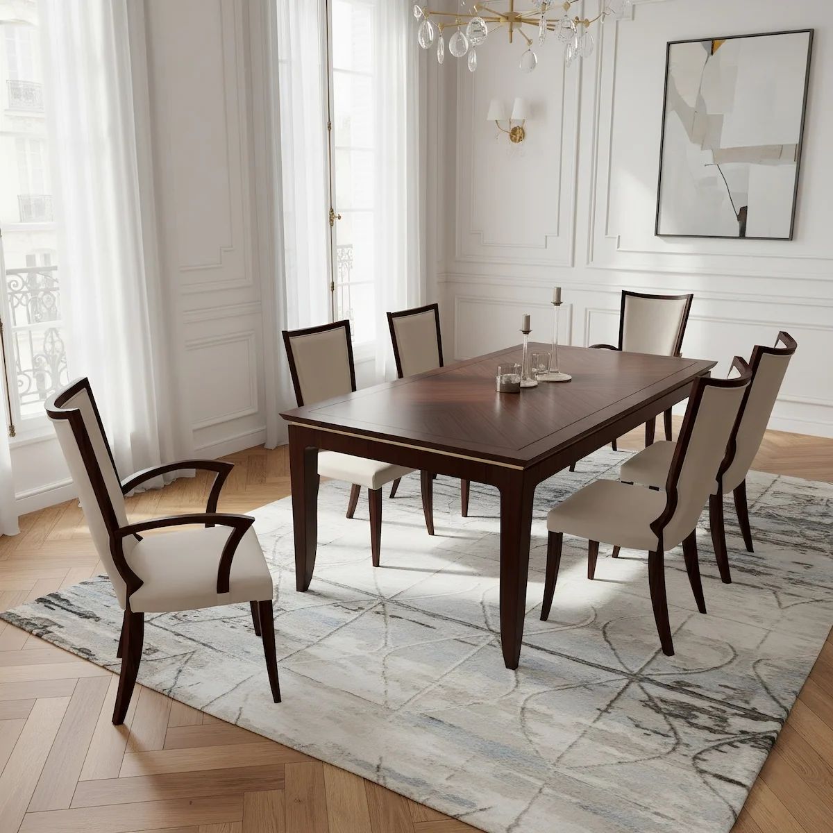 Chelsea table with centre extens. • MARZORATI by Marzorati