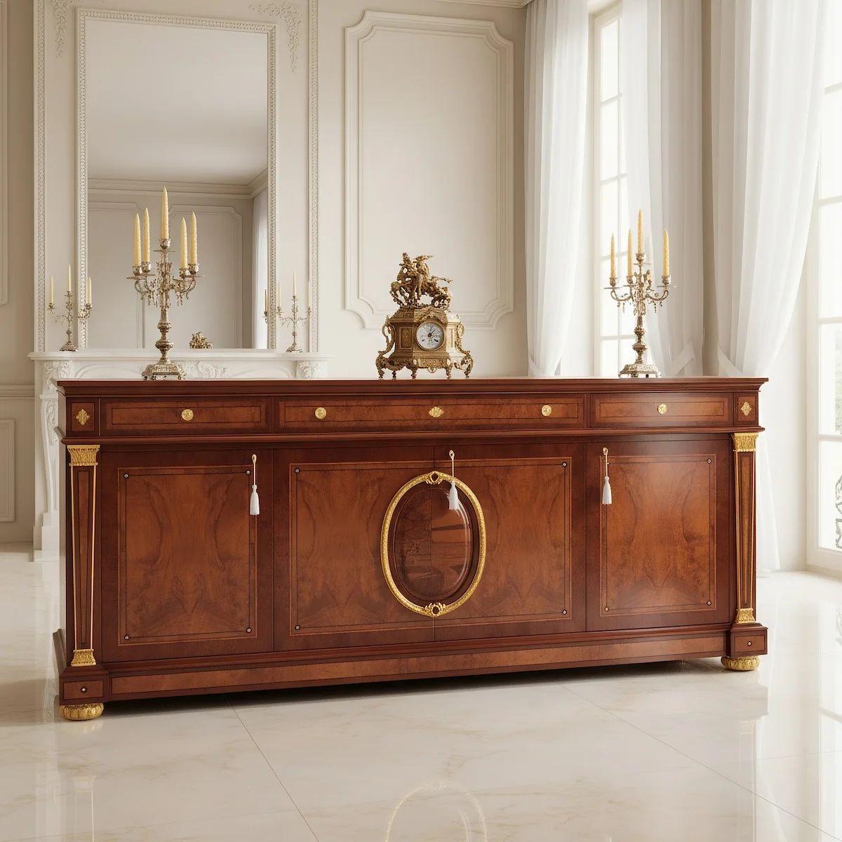 Impero sideboard 4 doors • MARZORATI by Marzorati