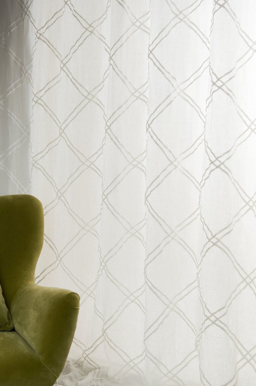 Curtain Mathilde  doppie losanghe by Mastro Raphael