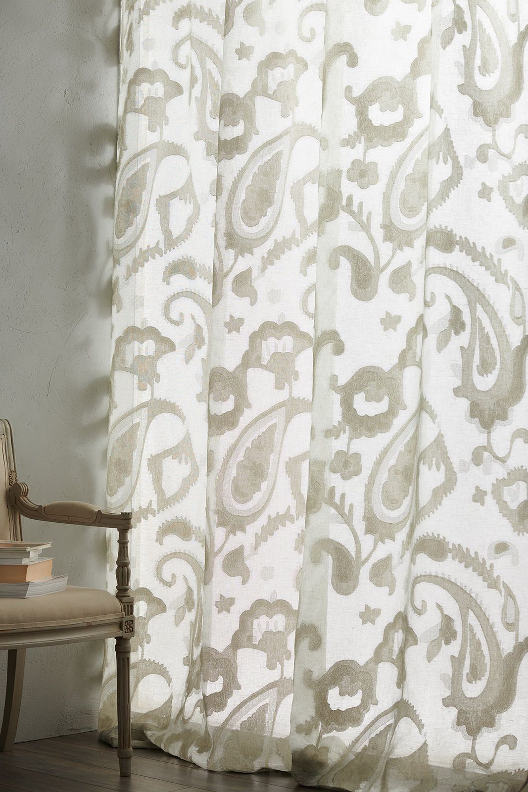 Curtain Thisbe cashmere fil coupé by Mastro Raphael