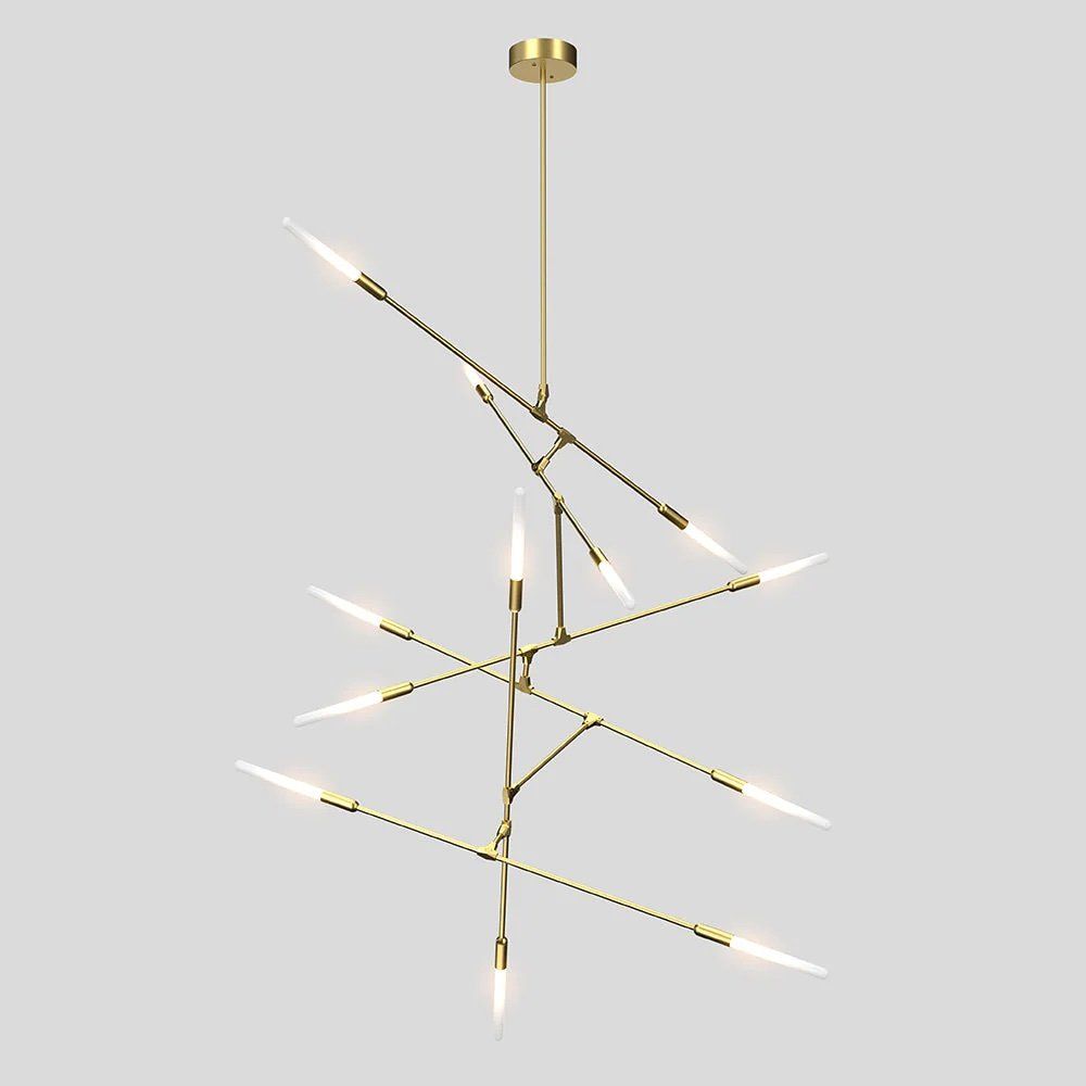 Dawn 12 Vertical | Chandelier Lighting | Matthew McCormick Studio — Matthew McCormick Studio | Modern Lighting Design by Matthew McCormick