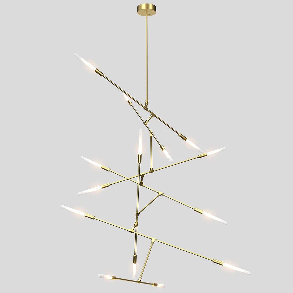 Dawn 14 Vertical | Chandelier Lighting | Matthew McCormick Studio — Matthew McCormick Studio | Modern Lighting Design by Matthew McCormick
