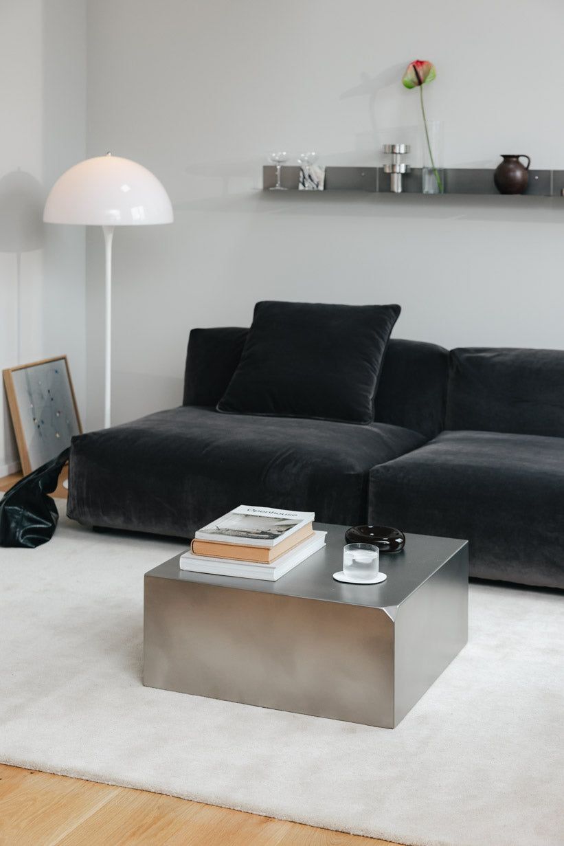 RAW C SQUARE COFFEE TABLE by Metallbude