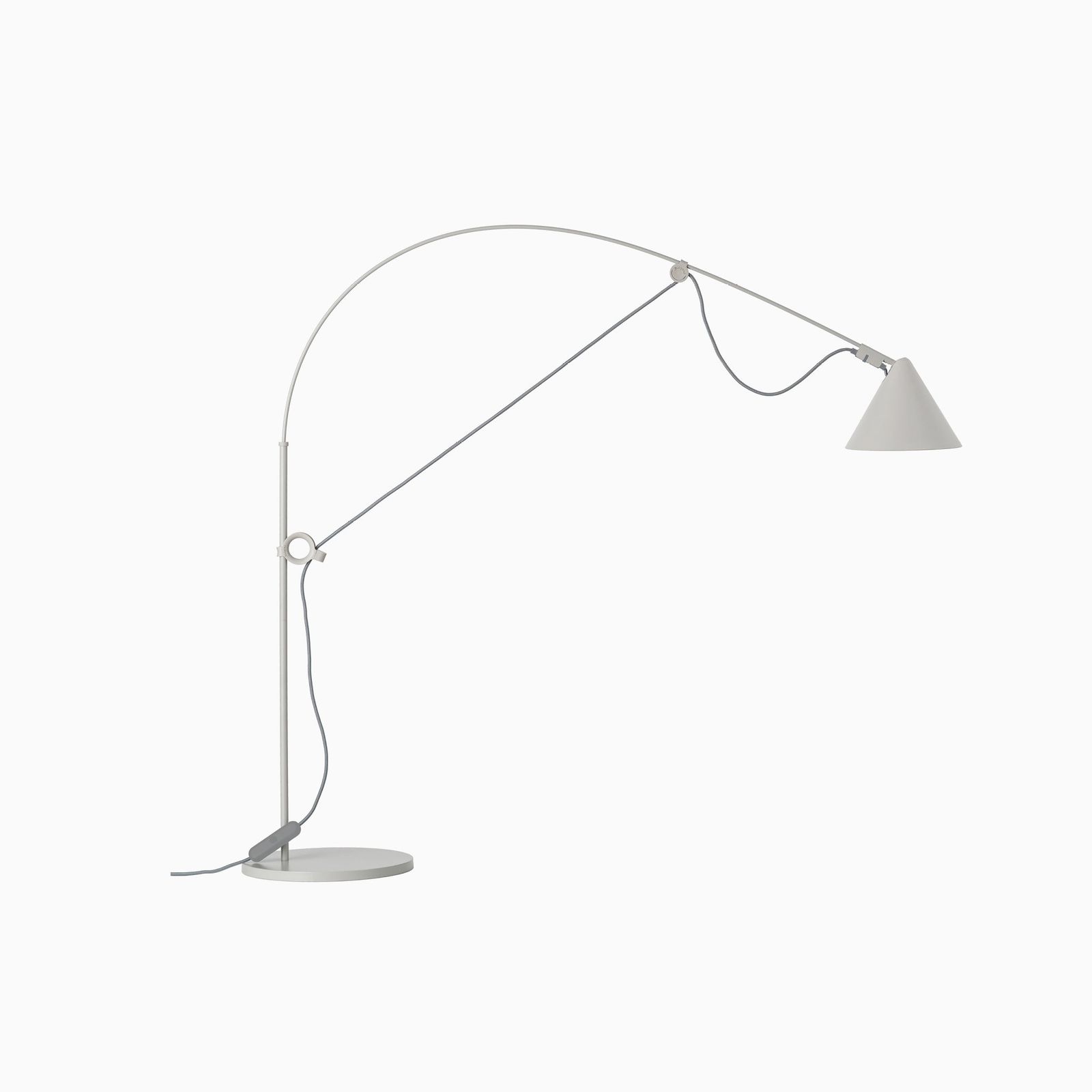AYNO S Table Lamp, silk grey – Stefan Diez by Midgard Licht