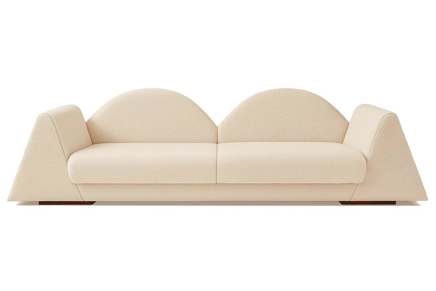 Amanecer Sofa White Bouclé by Moanne