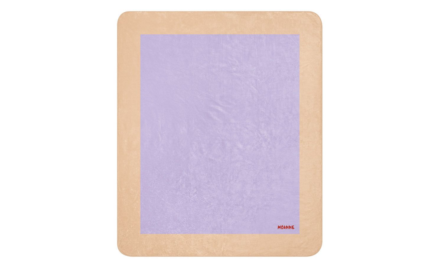 Boreal Blanket Beige/Lilac Framed by Moanne