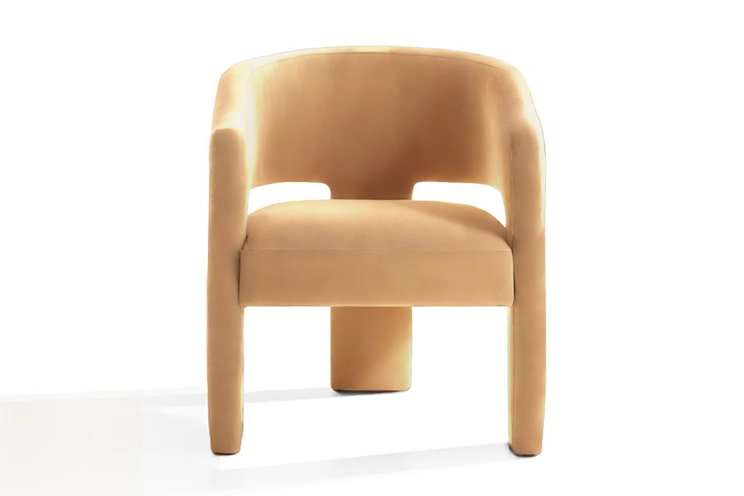 Calma Armchair Creme Velvet by Moanne