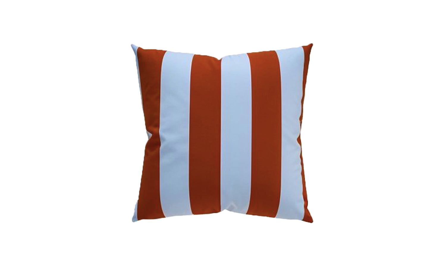 Trama Cushion Brown/Light Blue Striped by Moanne