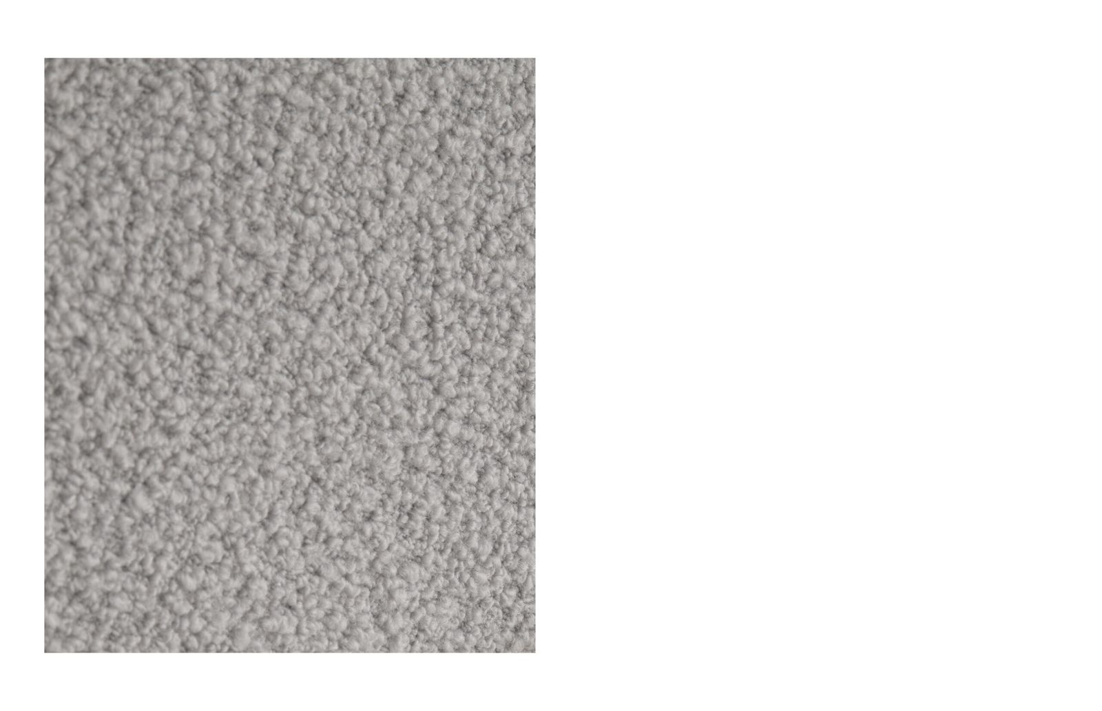 Sample Pearl grey bouclé wool fabric by Morica Design
