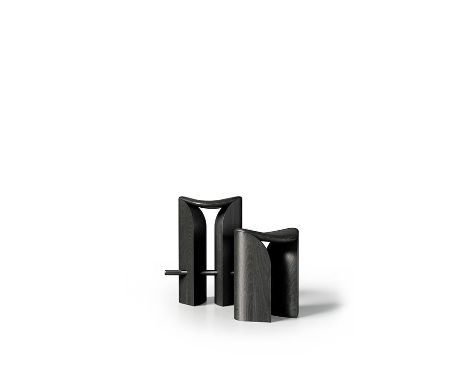 Pi Stool & Barstool by Mozea