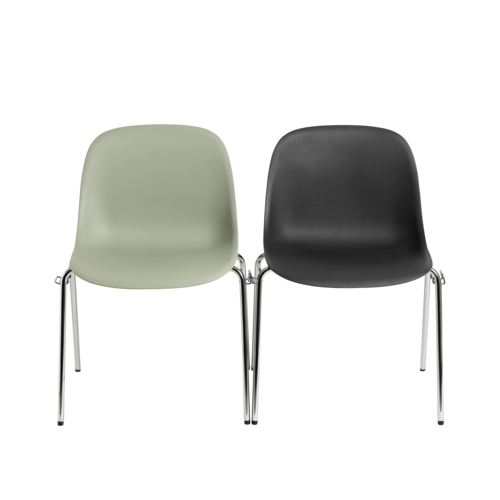 Fiber Side Chair A-Base w. Linking Device by Muuto