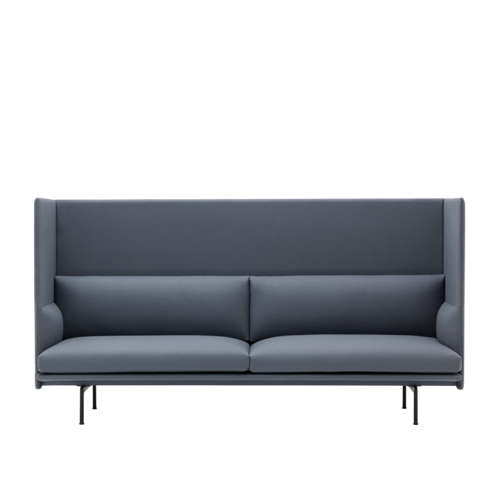 Outline Highback Sofa 100 3-Seater by Muuto