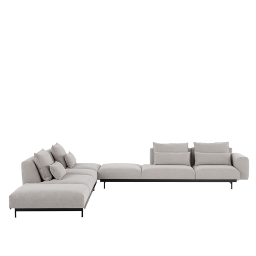 In Situ Modular Sofa Corner Configurations by Muuto