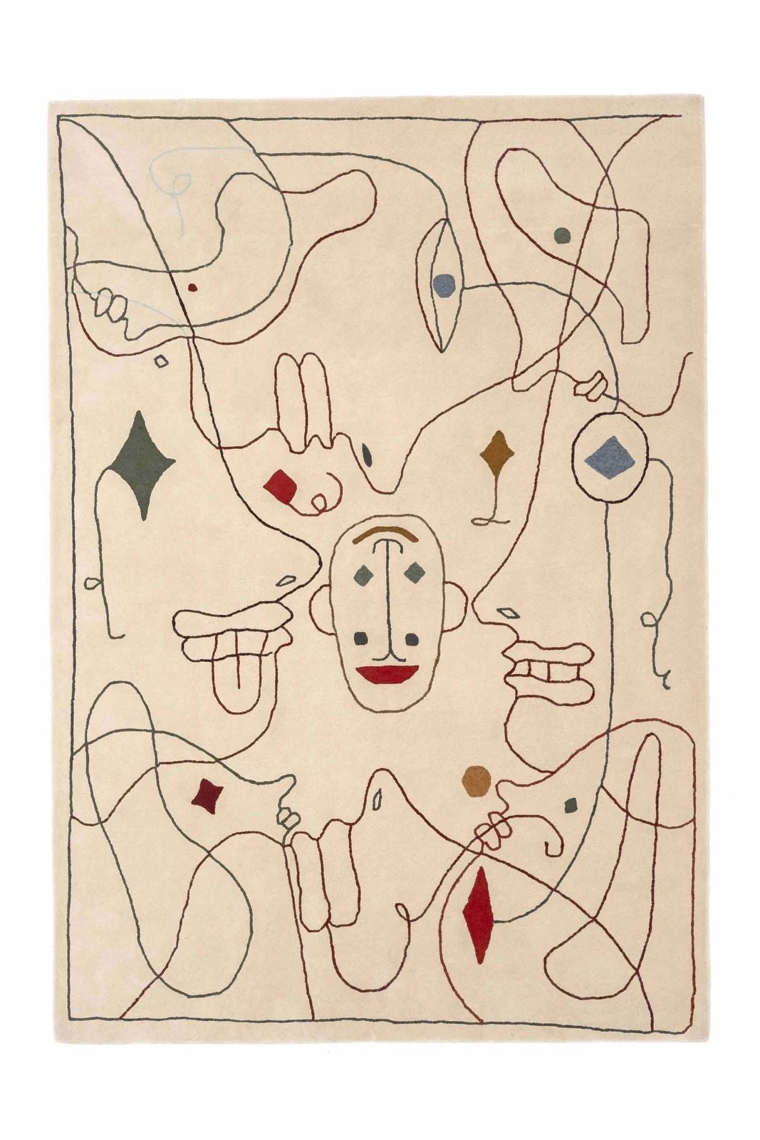 Silhouette Outdoor Rug with Recycled PET by Jaime Hayón by nanimarquina