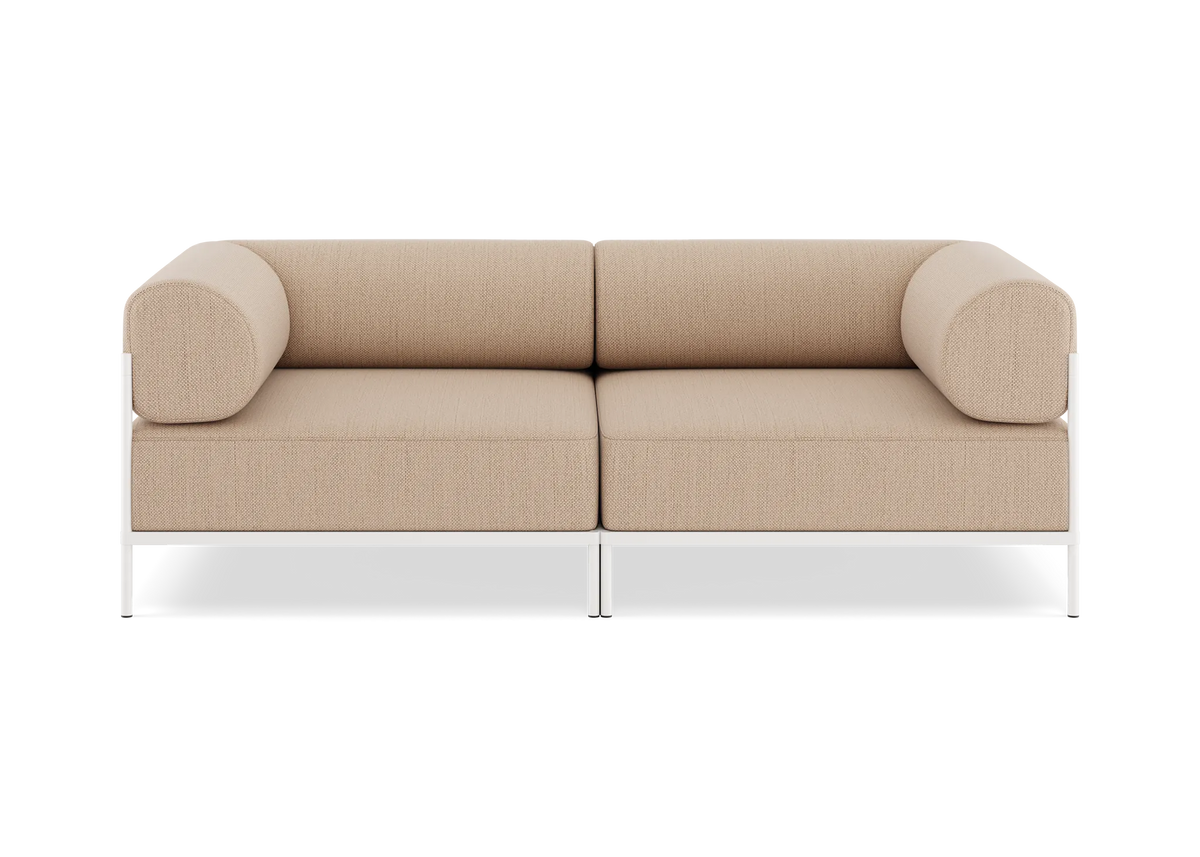 Noah Sofa - 2-Sitzer - Weiß by Noah Living