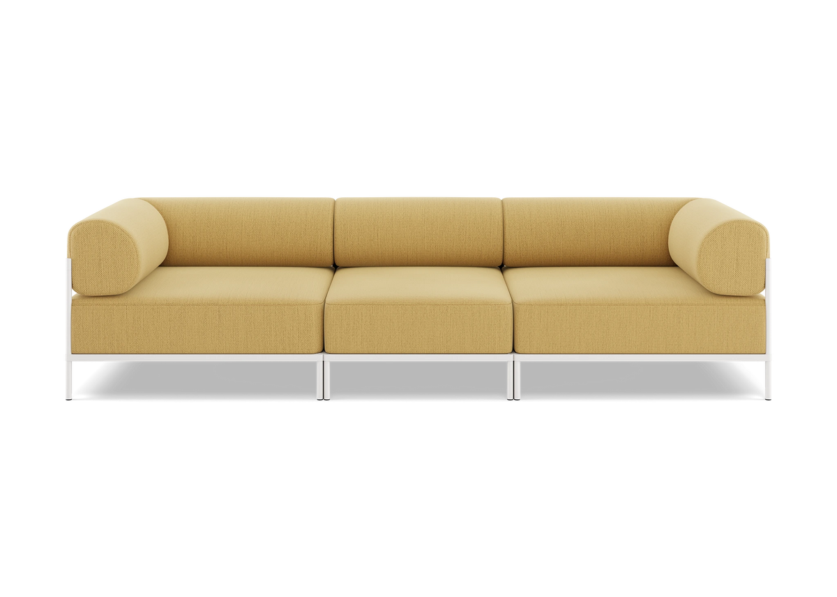 Noah Sofa - 3-Sitzer - Weiss by Noah Living