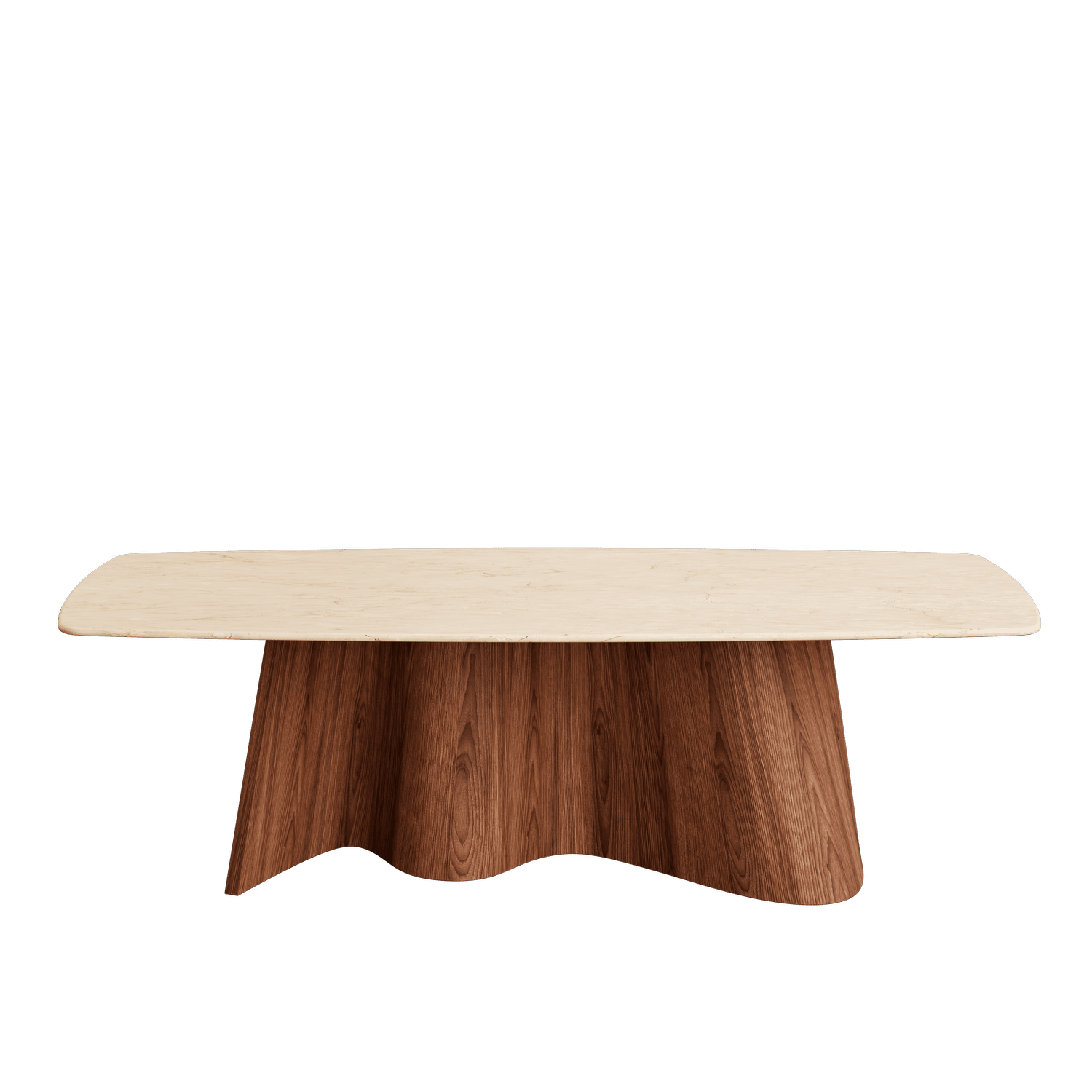 Cortina Dining Table, American Walnut and Marble — NORD ARIN by Nordarin Prod Com