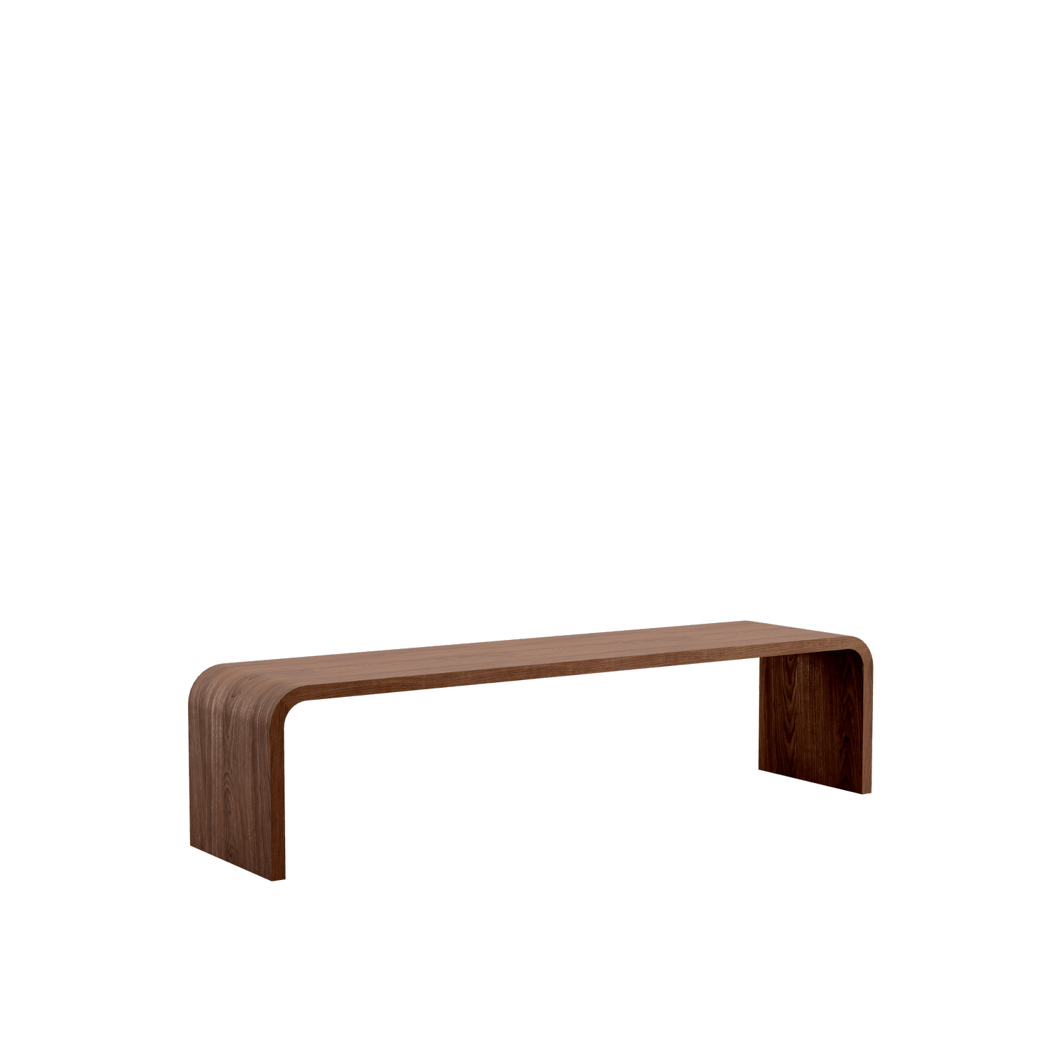 Milano Bench, American Walnut — NORD ARIN by Nordarin Prod Com