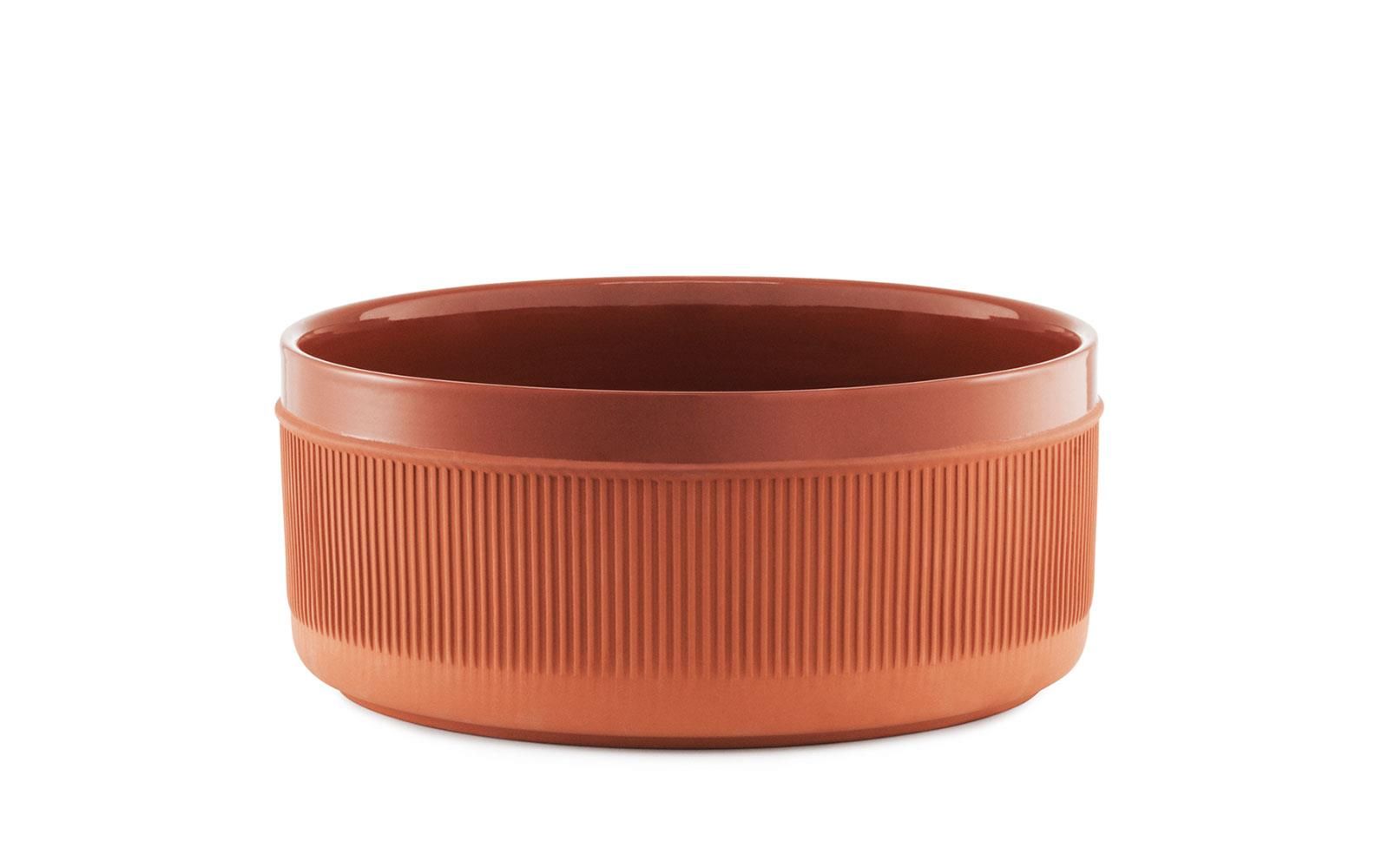 Junto Bowl Ø24 cm Terracotta by Normann Copenhagen