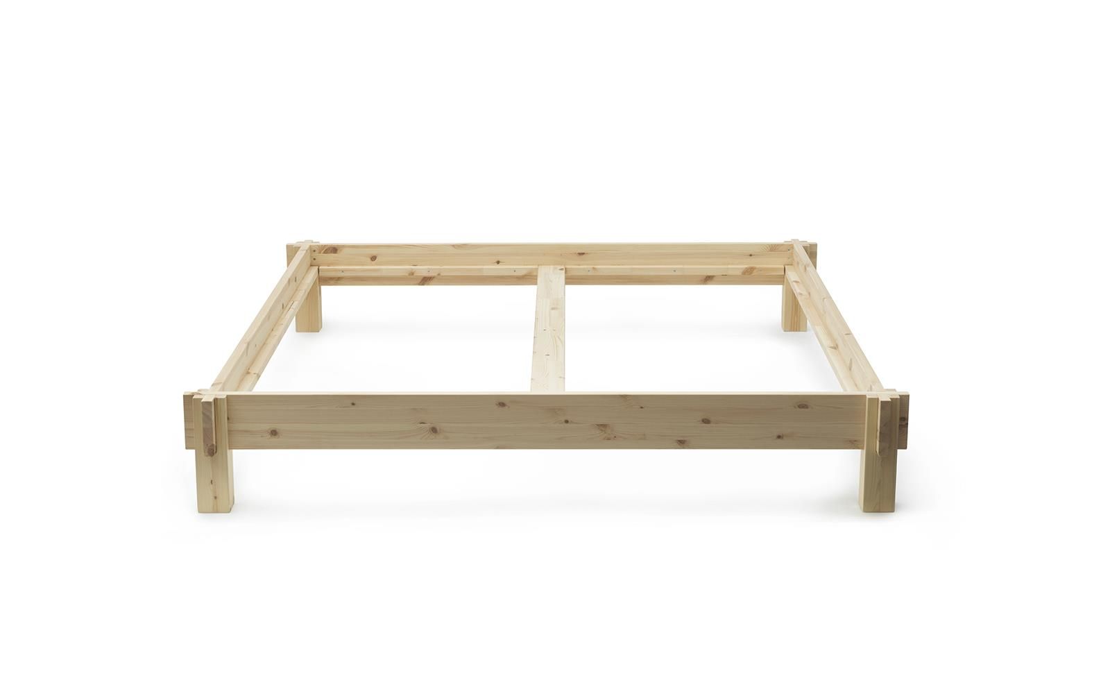 Notch Bed Frame 180 x 200 cm Pine by Normann Copenhagen