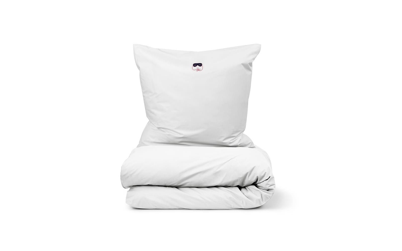Snooze Bed Linen 200x200 Sassy Chic Lilac by Normann Copenhagen