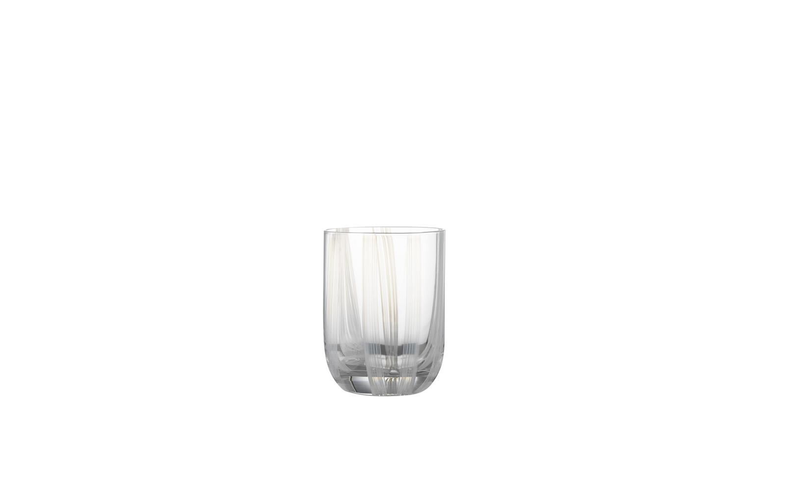 Stripe Glass 39 cl White Stripes by Normann Copenhagen