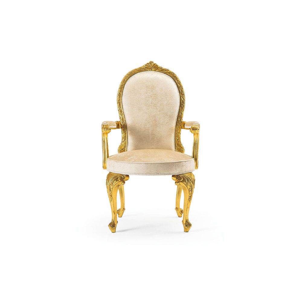 MG1339 - Upholstered fabric chair with armrests by OAK
