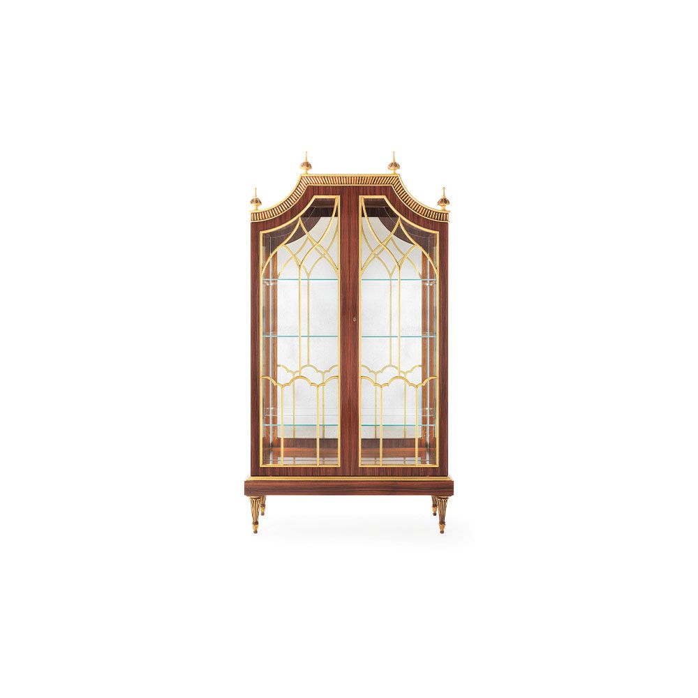 MG1401 - Wood and glass display cabinet with integrated lighting by OAK