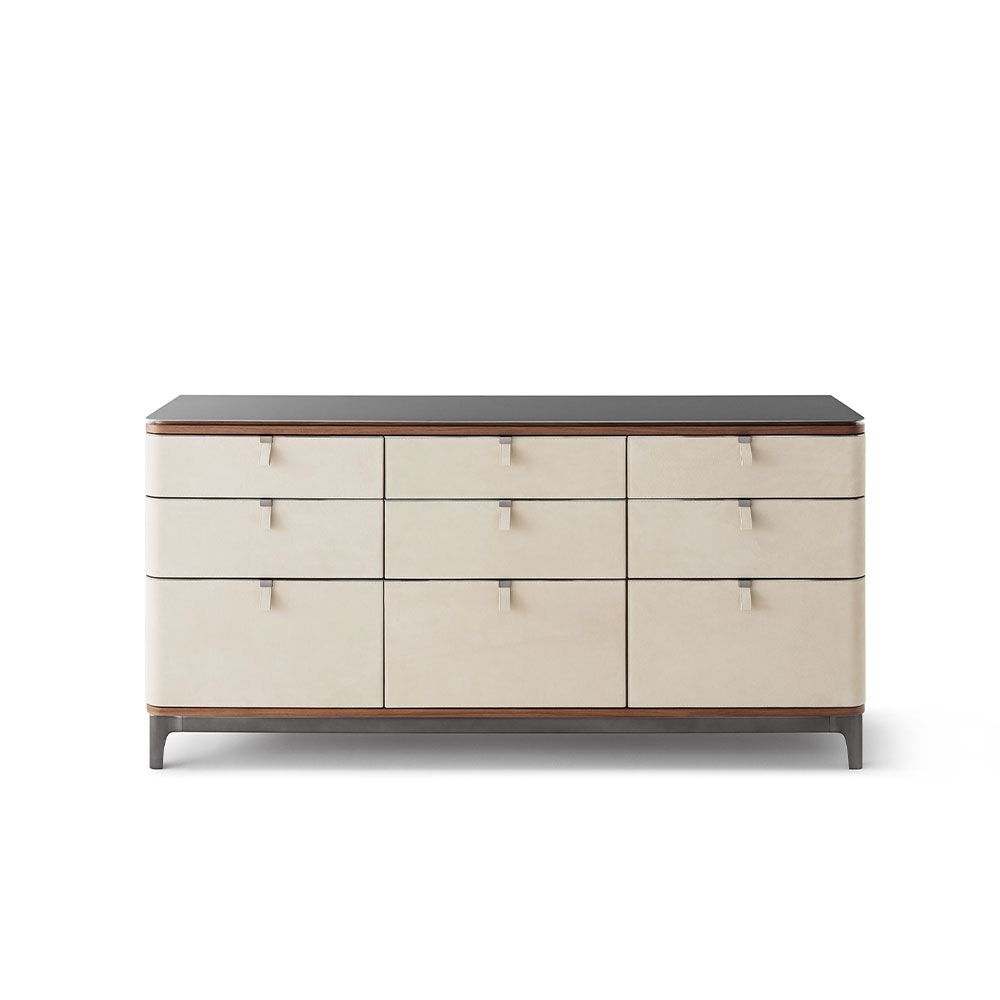 SAINT PAUL PM4093 - Walnut chest of drawers by OAK
