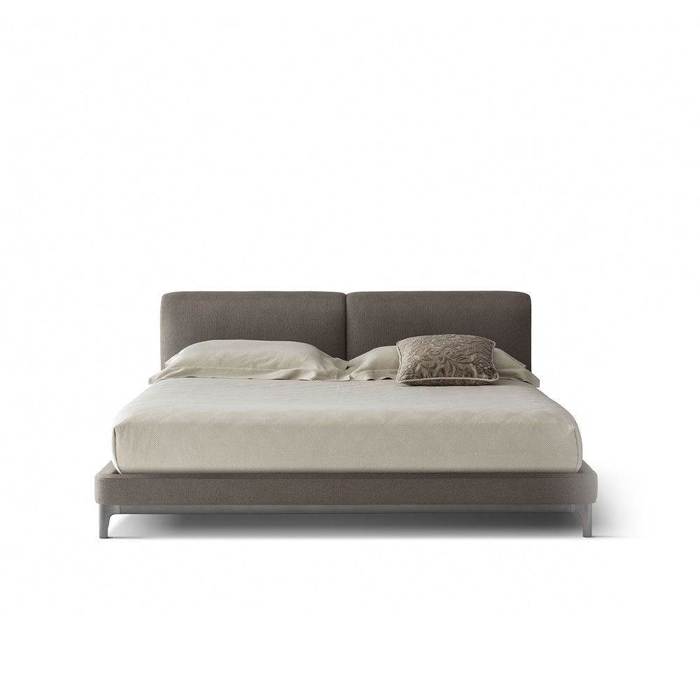 TRIBECA PM4090/180 - Fabric double bed with upholstered headboard by OAK