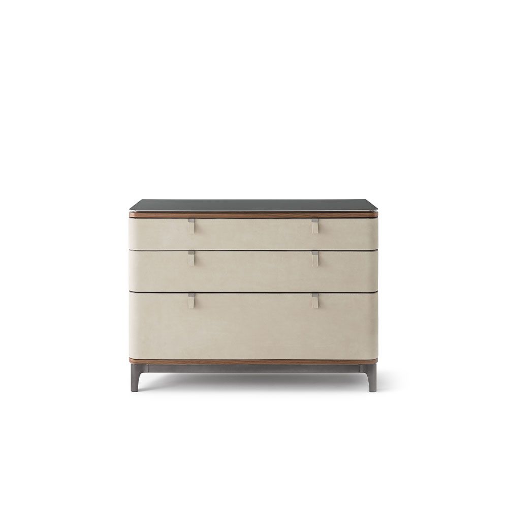 TRINITY PM4092 - Walnut chest of drawers by OAK