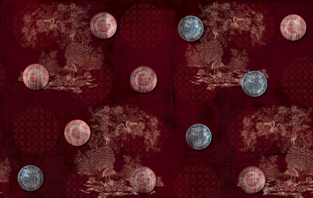China Plates Red by Officinarkitettura®