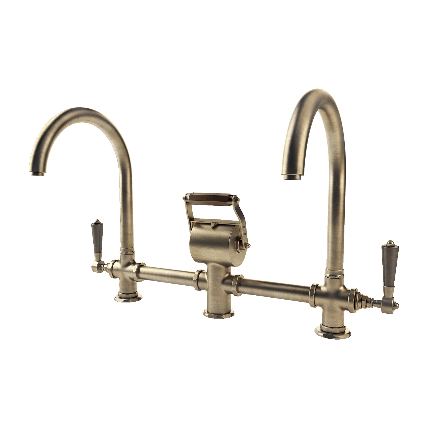 Double single-lever mixer tap by Officine Gullo srl