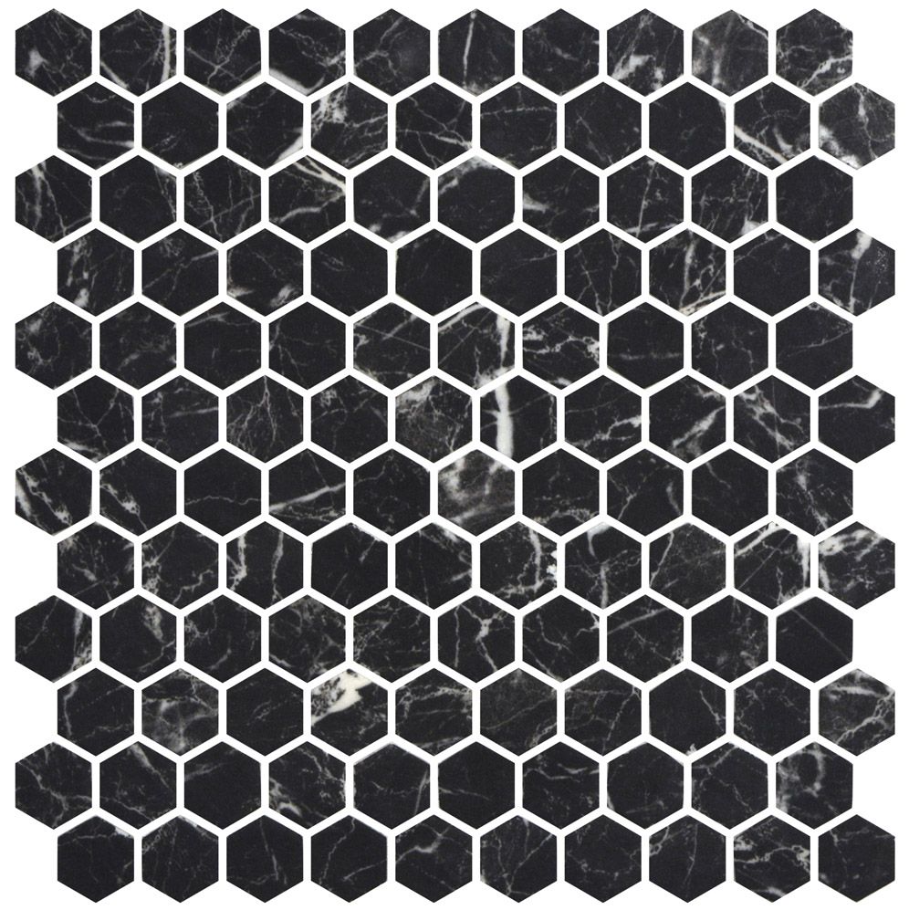 Hex Nero Marquina Matte by ONIX​