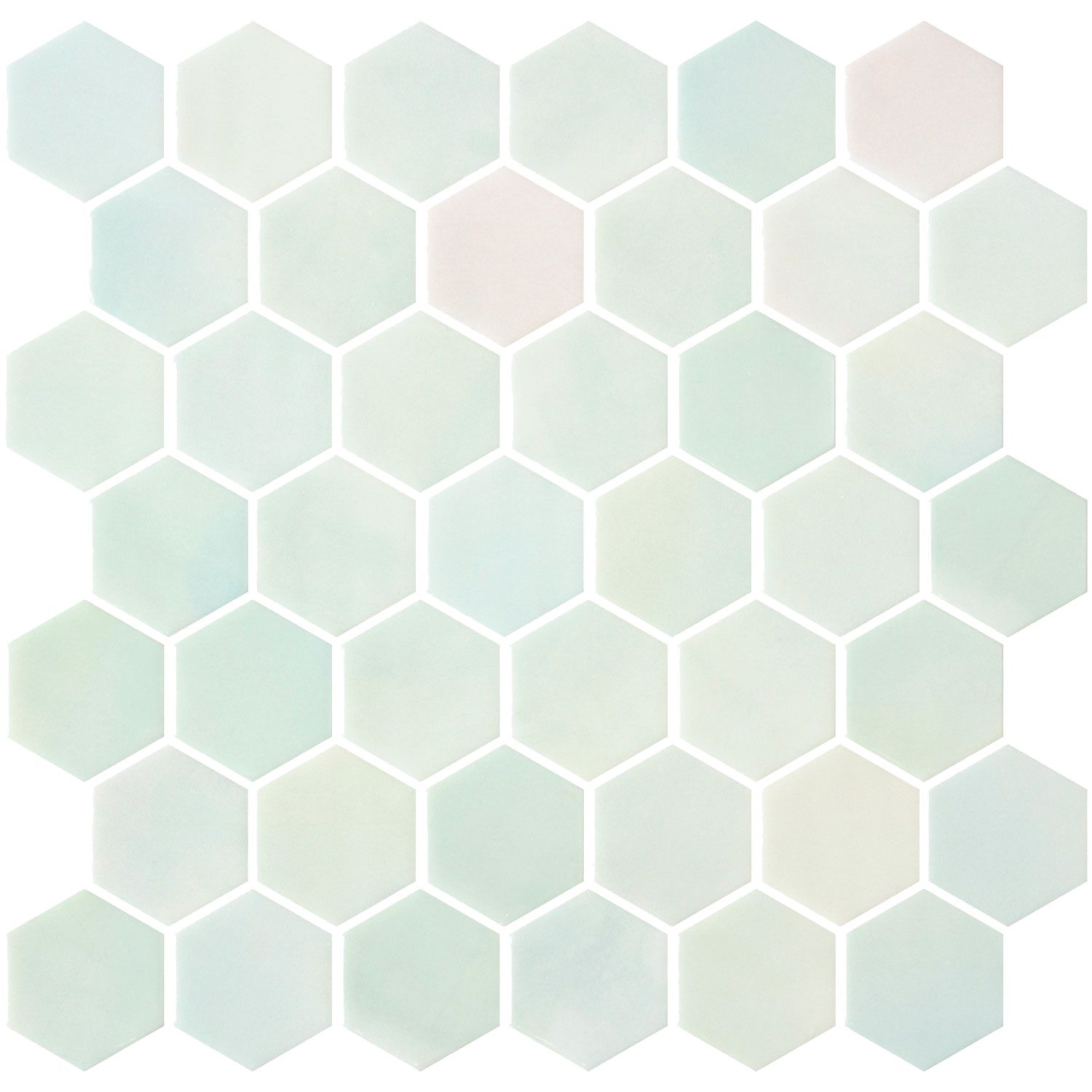 Hex XL Dara Matte - Mosaico Vítreo de ONIX by ONIX​