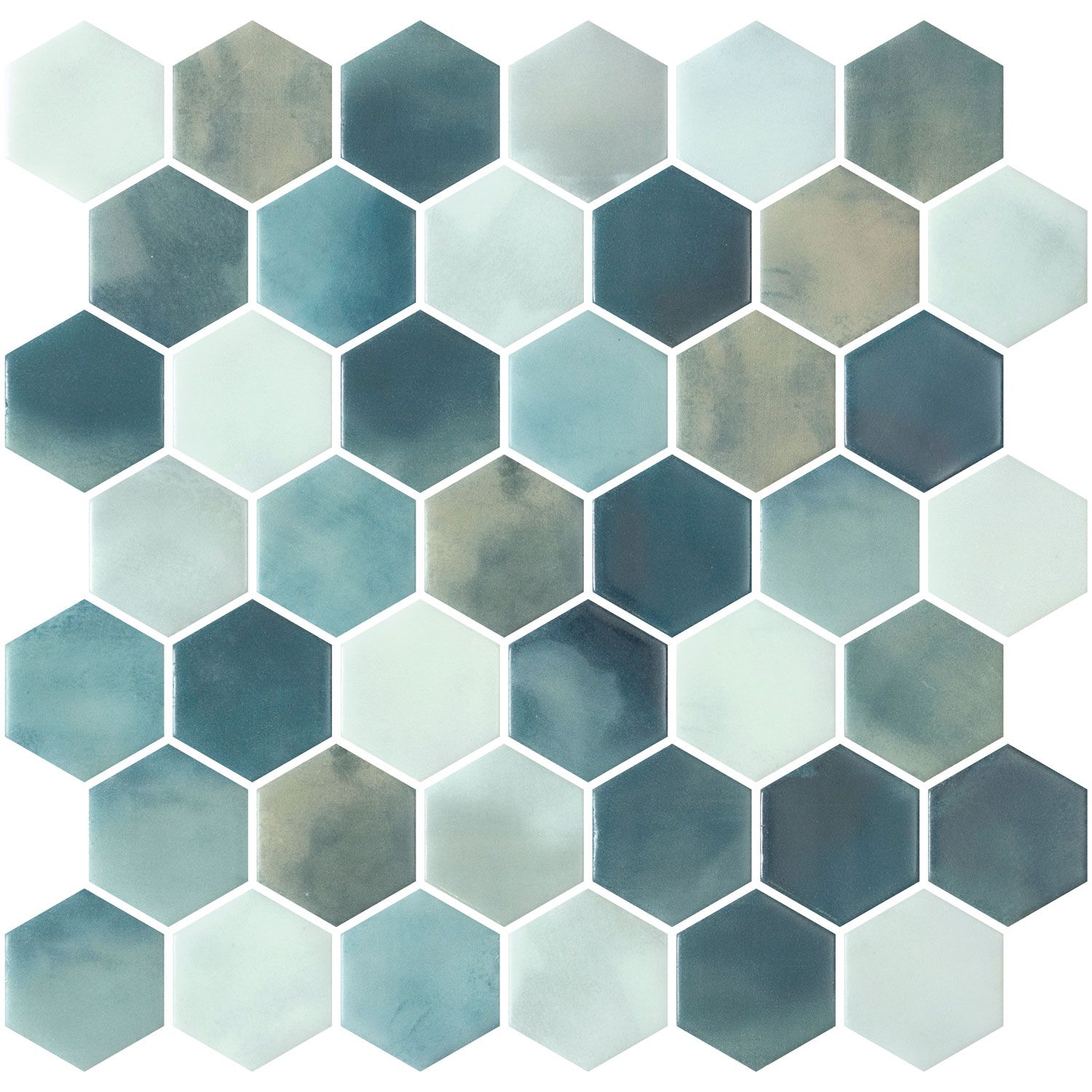 Hex XL Eloa Matte - Mosaico Vítreo de ONIX by ONIX​