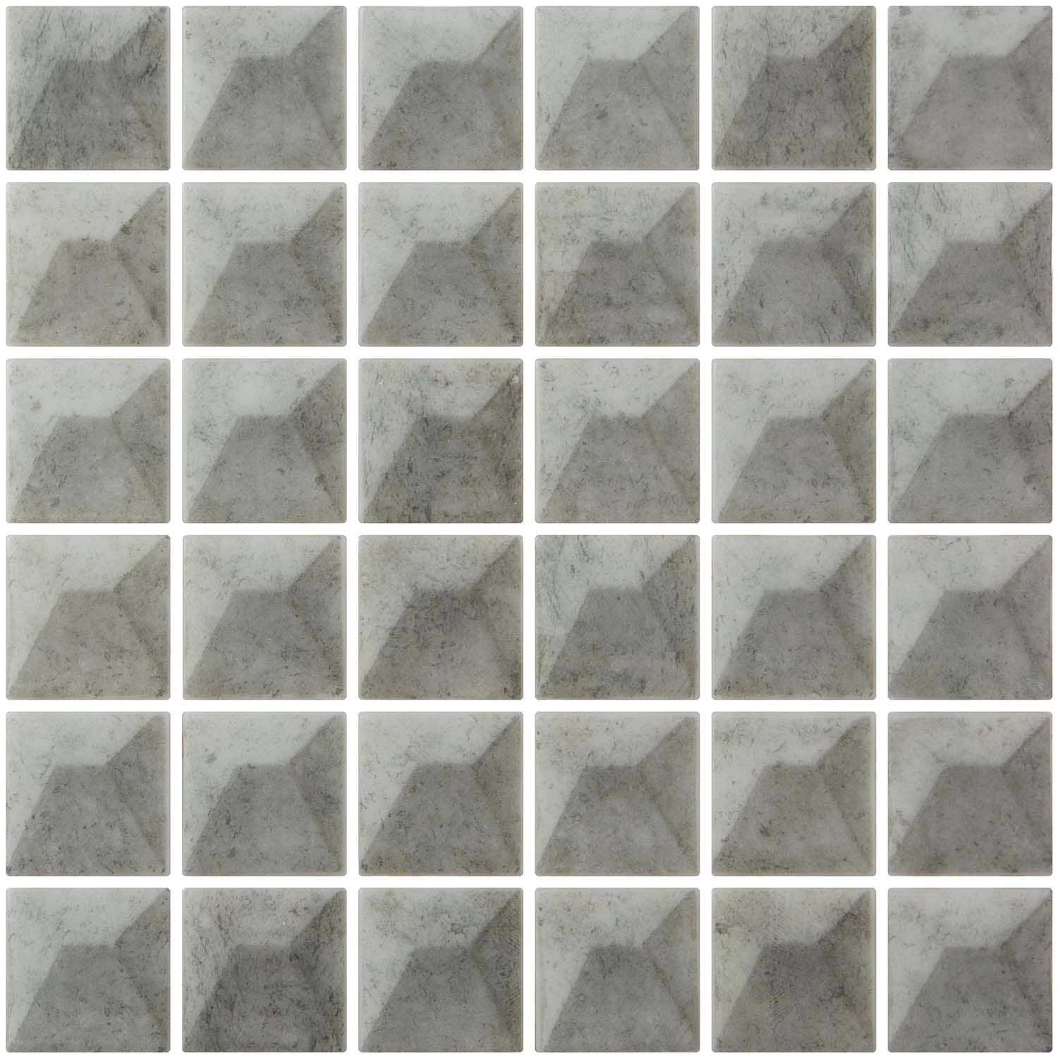 Mosaico tridimensional Penta Pyramid Sukabumi Matte de ONIX by ONIX​