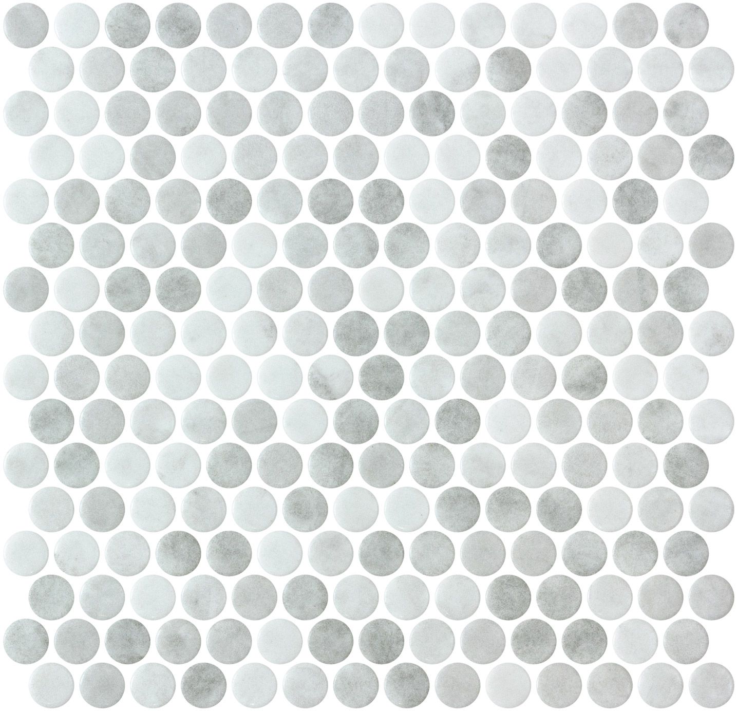 Penny Shabby Grey Matte - Glass Mosaic by ONIX. by ONIX​