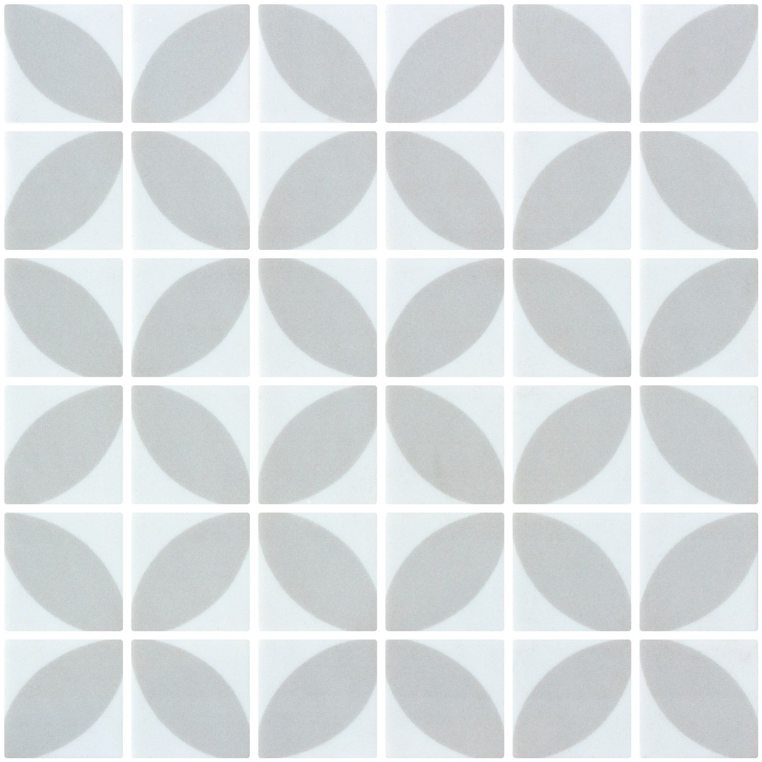 Penta Dahlia Light Grey Matte - Mosaico Vítreo de ONIX by ONIX​