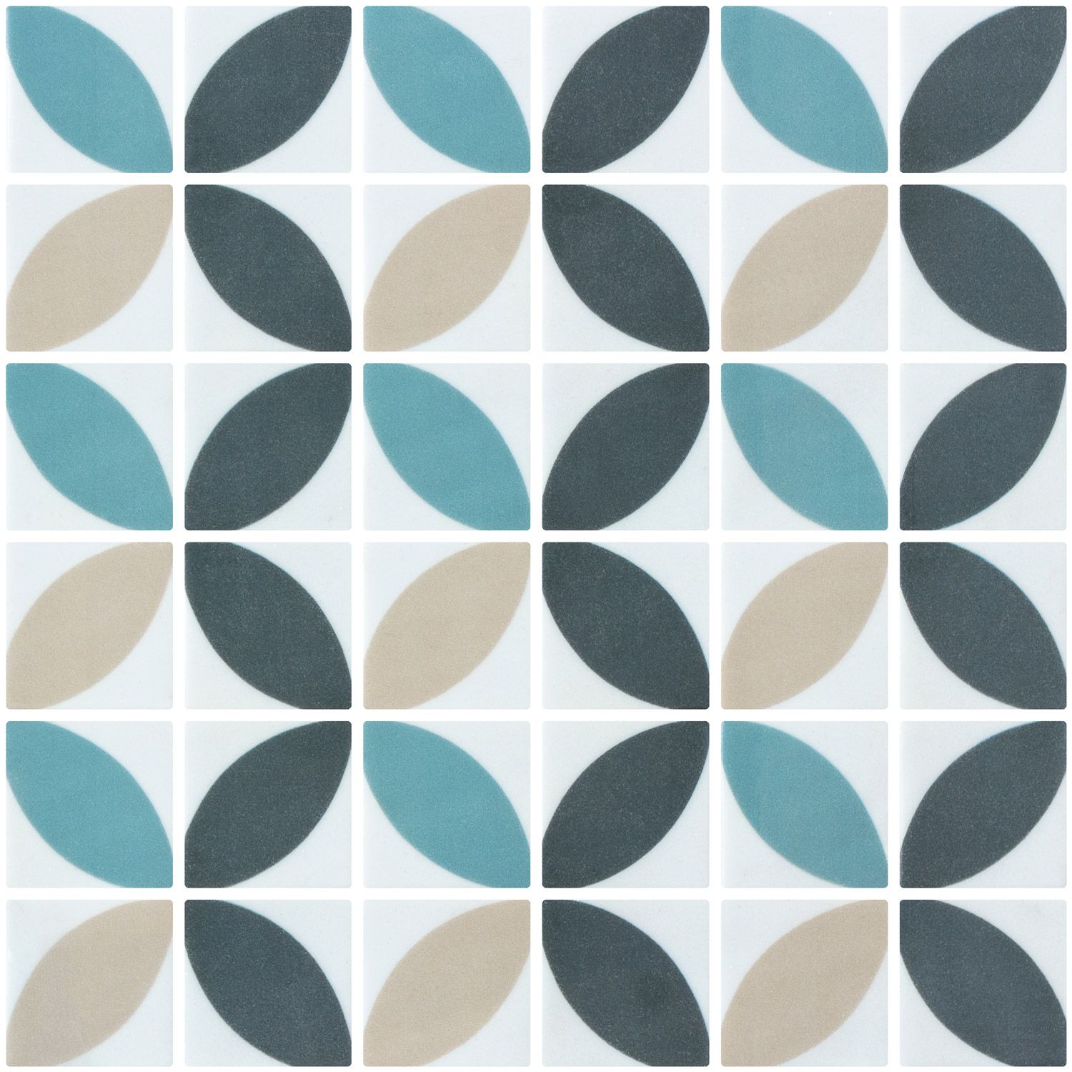 Penta Dahlia Mix Blue Matte - Mosaico Vítreo de ONIX by ONIX​