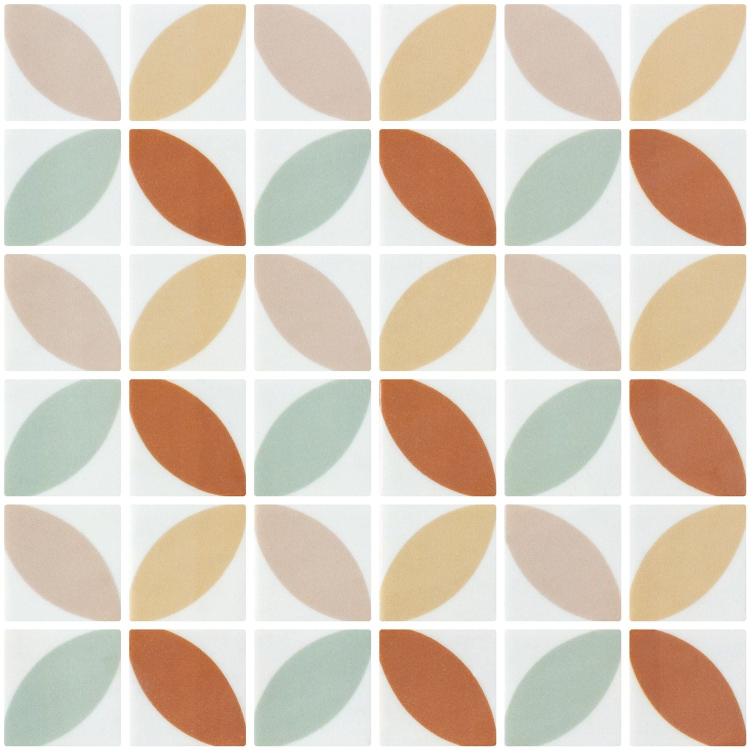 Penta Dahlia Mix Orange Matte - Mosaico Vítreo de ONIX by ONIX​